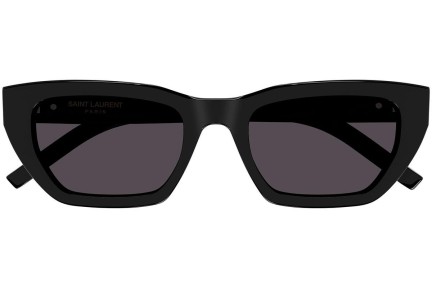 Sluneční brýle Saint Laurent SLM127/F 001 Cat Eye Černé