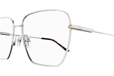 Brýle Gucci GG1414O 002 Squared Stříbrné