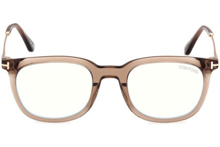 Brýle Tom Ford FT5904-B 045 Squared Hnědé