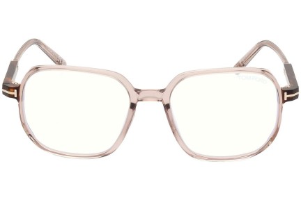 Brýle Tom Ford FT5911-B 045 Squared Hnědé