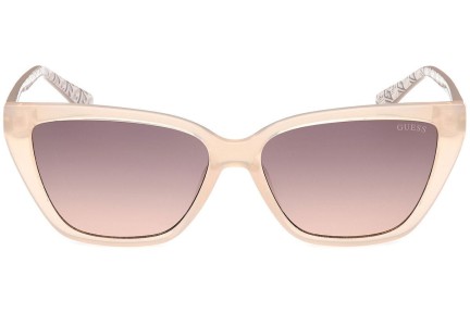 Sluneční brýle Guess GU7919 57F Cat Eye Béžové