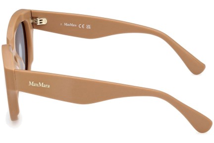 Sluneční brýle Max Mara Glimpse1 MM0077 46N Cat Eye Hnědé