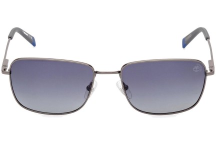 Sluneční brýle Timberland TB9338 08D Polarized Obdélníkové Šedé