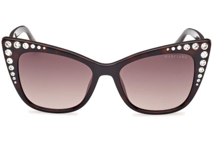 Sluneční brýle Marciano GM00000 52F Cat Eye Havana