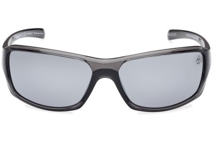 Sluneční brýle Timberland TB9332 20D Polarized Squared Šedé