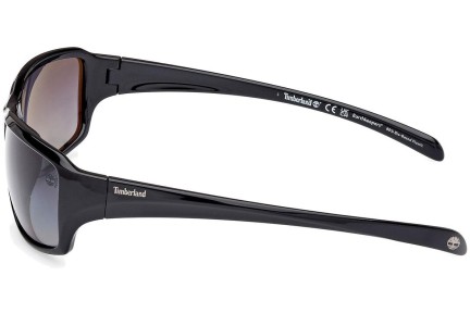 Sluneční brýle Timberland TB9332 01D Polarized Squared Černé