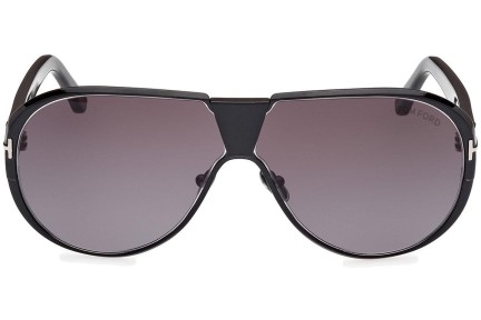 Sluneční brýle Tom Ford Vincenzo FT1072 01B Pilot Černé