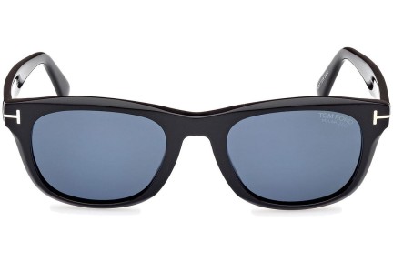 Sluneční brýle Tom Ford Kendel FT1076 01M Polarized Squared Černé