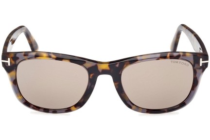 Sluneční brýle Tom Ford Kendel FT1076 55L Squared Havana