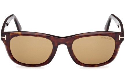 Sluneční brýle Tom Ford Kendel FT1076 52E Squared Havana