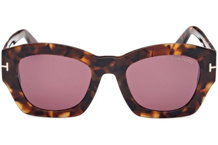 Sluneční brýle Tom Ford Guilliana FT1083 52T Squared Havana