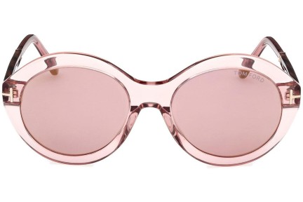 Sluneční brýle Tom Ford Seraphina FT1088 72Z Okrouhlé Růžové