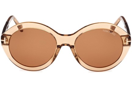 Sluneční brýle Tom Ford Seraphina FT1088 45E Okrouhlé Hnědé