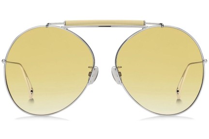 Sluneční brýle Max Mara MMEVE KU2/06 Polarized Pilot Stříbrné