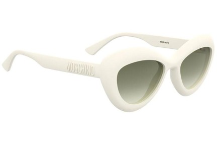 Sluneční brýle Moschino MOS163/S SZJ/9K Cat Eye Bílé