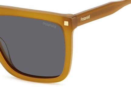 Sluneční brýle Polaroid PLD4166/S/X 40G/M9 Polarized Flat Top Hnědé