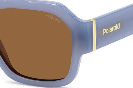 Sluneční brýle Polaroid PLD6212/S/X MVU/HE Polarized Obdélníkové Modré