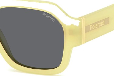 Sluneční brýle Polaroid PLD6212/S/X 40G/M9 Polarized Obdélníkové Žluté