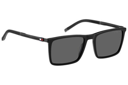 Sluneční brýle Tommy Hilfiger TH2077/S 807/M9 Polarized Obdélníkové Černé