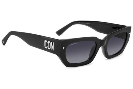 Sluneční brýle Dsquared2 ICON0017/S 807/9O Obdélníkové Černé