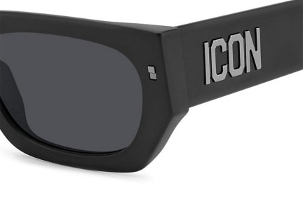 Sluneční brýle Dsquared2 ICON0017/S 003/IR Obdélníkové Černé