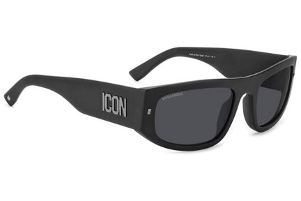 Sluneční brýle Dsquared2 ICON0016/S 003/IR Obdélníkové Černé