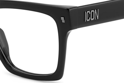 Brýle Dsquared2 ICON0019 807 Obdélníkové Černé