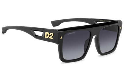 Sluneční brýle Dsquared2 D20127/S 807/9O Flat Top Černé