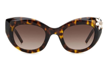 Sluneční brýle Carolina Herrera HER0215/S 086/HA Cat Eye Havana