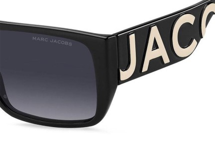 Sluneční brýle Marc Jacobs MARCLOGO096/S 80S/9O Flat Top Černé