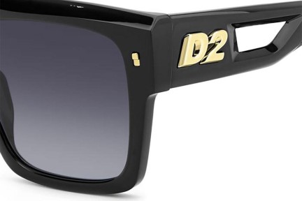 Sluneční brýle Dsquared2 D20127/S 807/9O Flat Top Černé