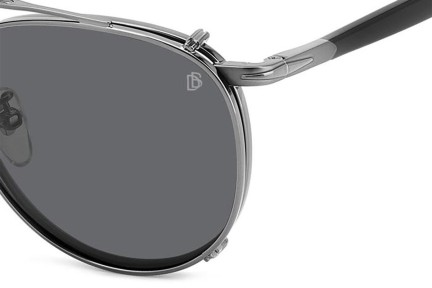 Brýle David Beckham DB1144/CS KJ1/M9 Polarized Okrouhlé Šedé