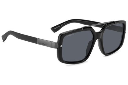 Sluneční brýle Dsquared2 D20120/S 807/IR Obdélníkové Černé