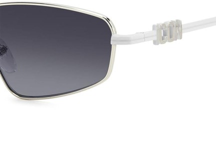 Sluneční brýle Dsquared2 ICON0015/S 85L/9O Obdélníkové Stříbrné