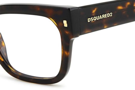 Brýle Dsquared2 D20129 086 Obdélníkové Havana