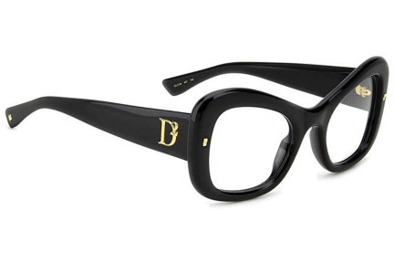 Brýle Dsquared2 D20138 807 Squared Černé