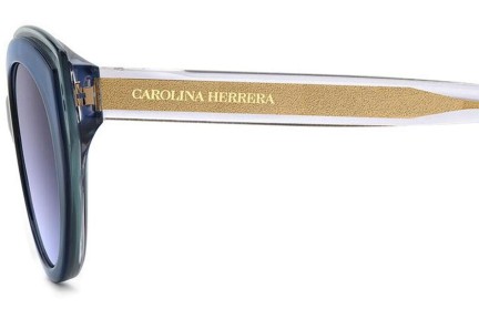 Sluneční brýle Carolina Herrera HER0250/S XW0/GB Cat Eye Modré