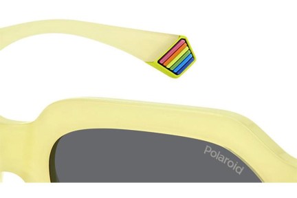 Sluneční brýle Polaroid PLD6212/S/X 40G/M9 Polarized Obdélníkové Žluté