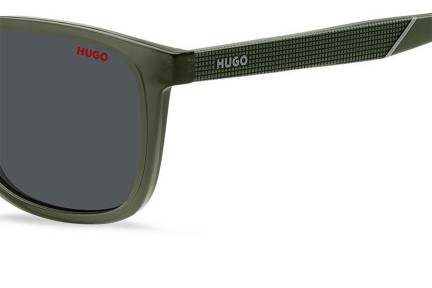 Sluneční brýle HUGO HG1306/S 1ED/IR Obdélníkové Zelené