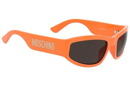 Sluneční brýle Moschino MOS164/S L7Q/70 Cat Eye Oranžové