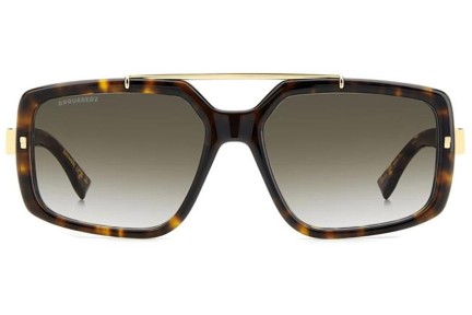 Sluneční brýle Dsquared2 D20120/S 086/9K Obdélníkové Havana