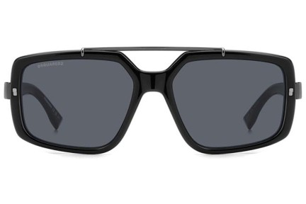 Sluneční brýle Dsquared2 D20120/S 807/IR Obdélníkové Černé