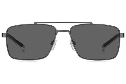 Sluneční brýle Tommy Hilfiger TH2078/S SVK/M9 Polarized Obdélníkové Šedé