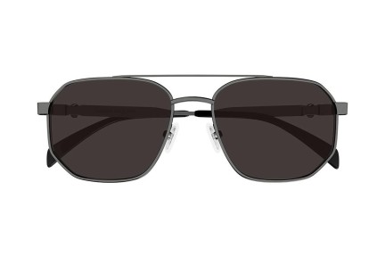 Sluneční brýle Alexander McQueen AM0458S 001 Pilot Šedé