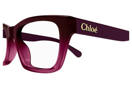 Brýle Chloe CH0242O 007 Obdélníkové Červené