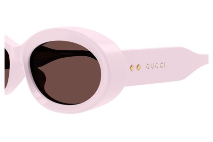 Sluneční brýle Gucci GG1527S 003 Okrouhlé Růžové