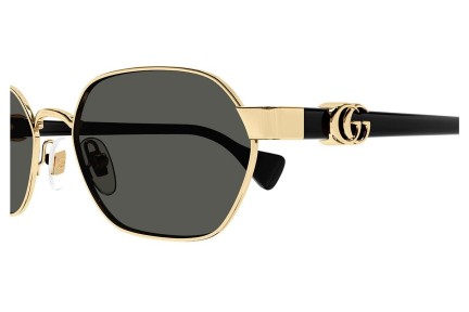 Sluneční brýle Gucci GG1593S 001 Oválné Zlaté