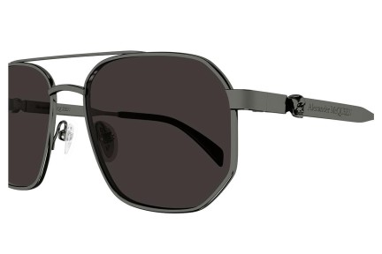 Sluneční brýle Alexander McQueen AM0458S 001 Pilot Šedé