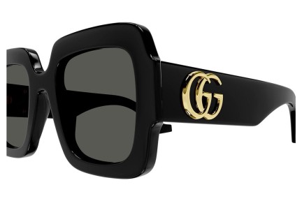 Sluneční brýle Gucci GG1547S 001 Obdélníkové Černé