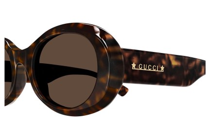 Sluneční brýle Gucci GG1587S 002 Okrouhlé Havana